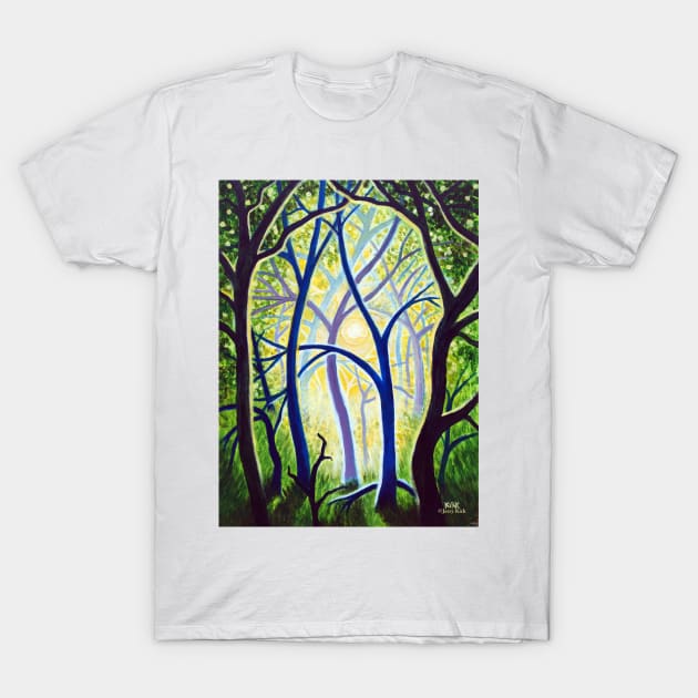 'THE TREES DANCE A BALLET IN HONOR OF THE SUN' T-Shirt by jerrykirk